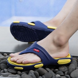 Men Massage Flip Flop Casual Soft Beach Slippers