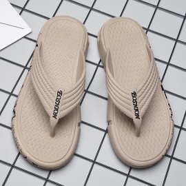 Men Breathable Lightweight Soft Sole Flip Flops Casual Slippers