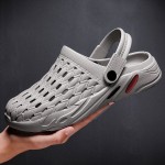 Men Breathable Hollow Out Two Ways Casual Slippers