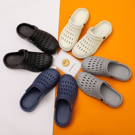 Men Breathable Hollow Out Two Ways Casual Slippers