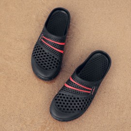 Men Hollow Outs Outdoor Slippers Rainy Days Shoes Beach Shoes