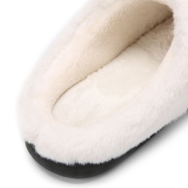 Men Lamb Wool Soft Sole Non-slip Plus Velvet Thicken Winter Warm Home Cotton Slippers