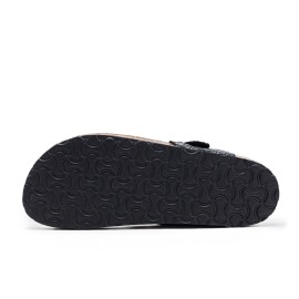 Men Breathable Non Slip Woven Beach Flip Flops Cliped Toe Slippers