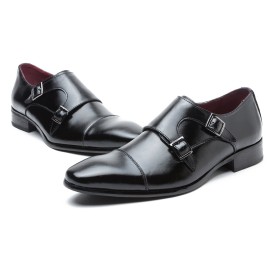 Men Soft Genuine Leather Oxfords Business Dress Shoes