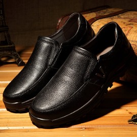 Men Casual Soft Comfortable Leather Oxfords Business Shoes