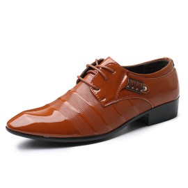 Men Soft Leather Business Dress Shoe Casual Oxfords