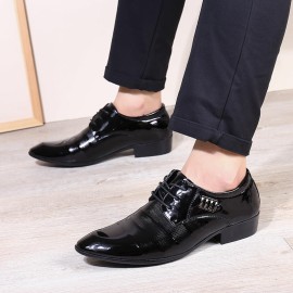 Men Soft Leather Business Dress Shoe Casual Oxfords