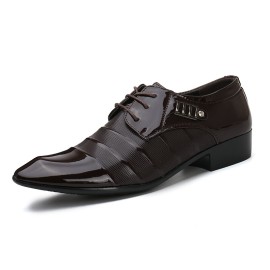 Men Soft Leather Business Dress Shoe Casual Oxfords