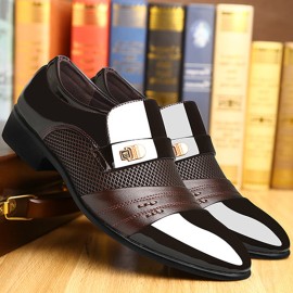 Men Microfiber Business Soft Formal Dress Shoes