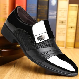 Men Microfiber Business Soft Formal Dress Shoes