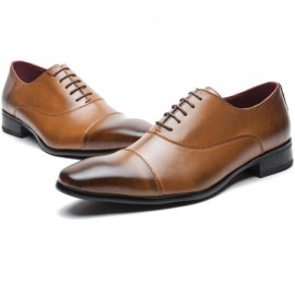 Men Formal Dress Shoes Casual Business Genuine Leather Oxfords