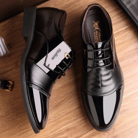 Men Microfiber Formal Dress Shoes Business Casual Oxfords