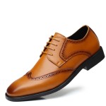 Big Size Men Brogue Oxfords Normal Business Dress Shoes