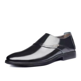 Men Business Comfy Soft Sole Slip On Formal Leather Shoes