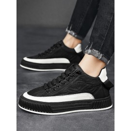 Topstitching Chunky Style Lace Up Skate Shoes