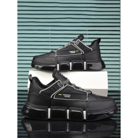 Lace Up Chunky Style Letter Sports Skate Shoes