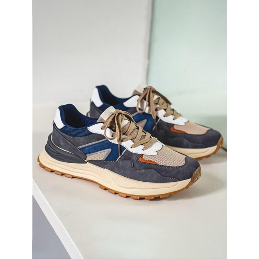 Colorblock Anti-slip Leisure Sports Sneakers