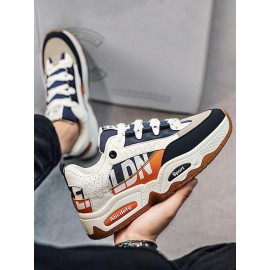 Letter Lace Up Chunky Style Sports Sneakers