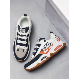 Letter Lace Up Chunky Style Sports Sneakers